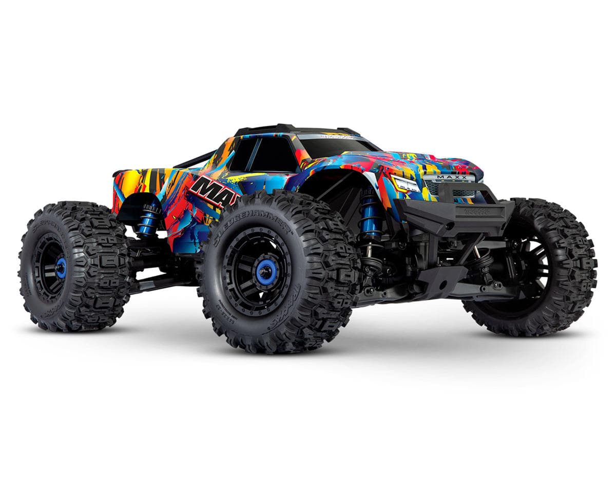 Traxxas Maxx WideMaxx 1/10 Brushless RTR 4WD Monster Truck (Rock N Roll) w/TQi 2.4GHz Radio & TSM