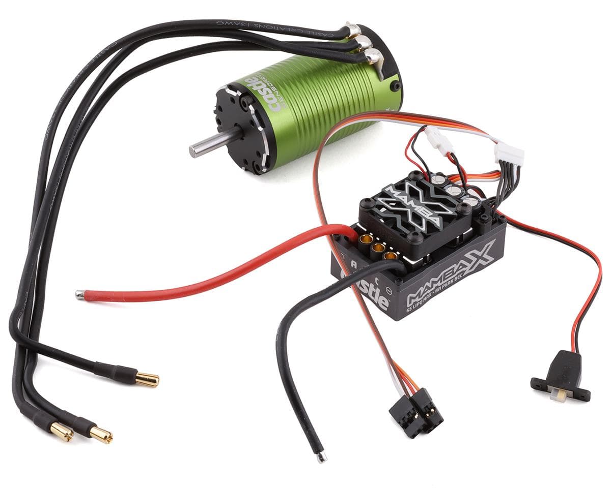 Castle Creations Mamba X SCT 1/10 Brushless Combo w/1412 Sensored Motor (3200kV)