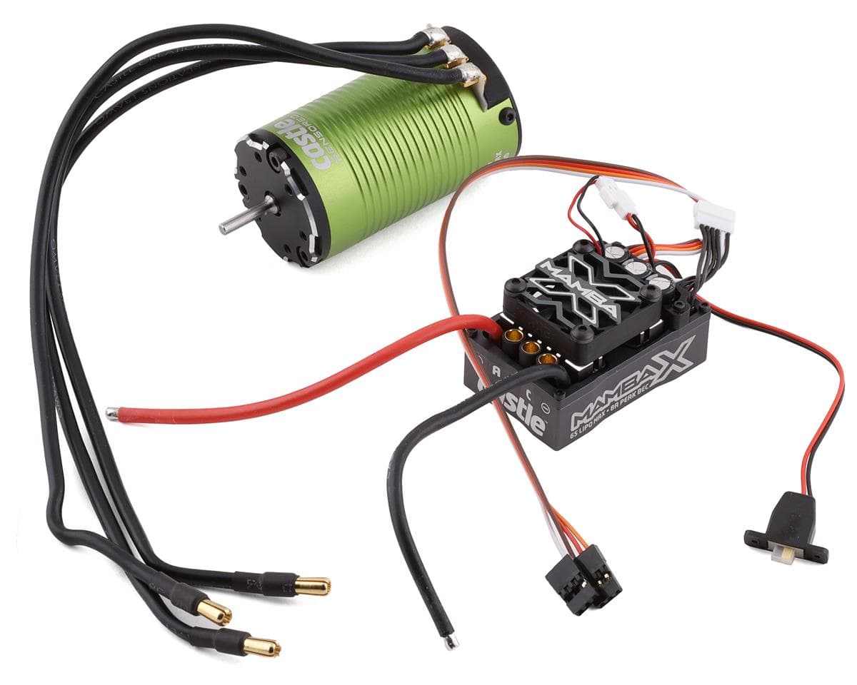 Castle Creations Mamba X SCT 1/10 Brushless Combo w/1412 Sensored Motor (2100kV)