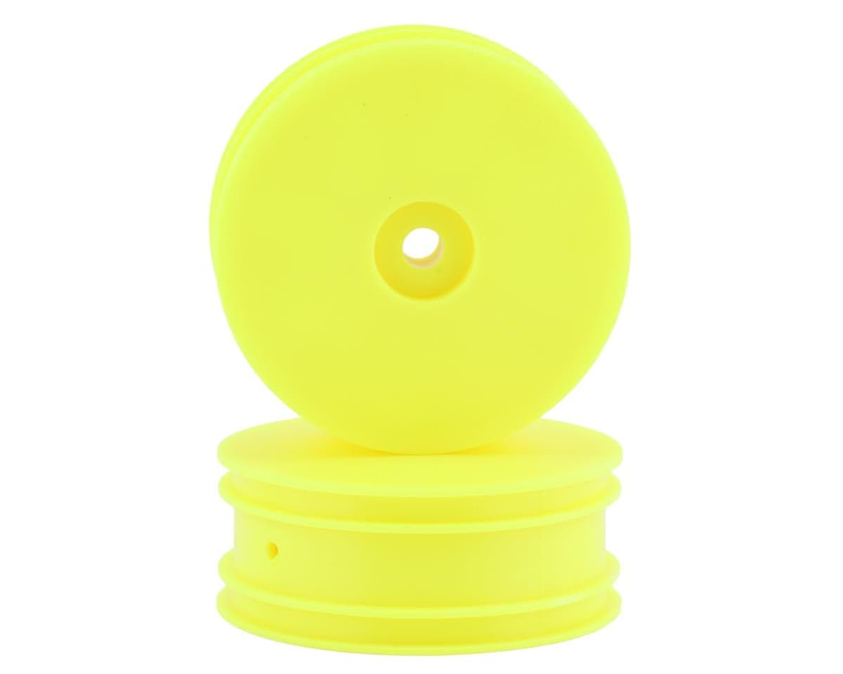 Losi Mini-B Front Wheels (Yellow) (2)