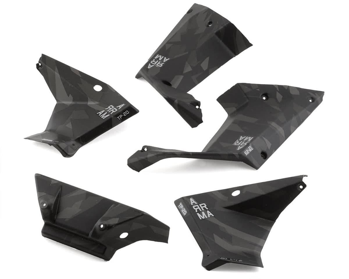 Arrma Fireteam 6S BLX Pre-Painted Guard Set (Black)