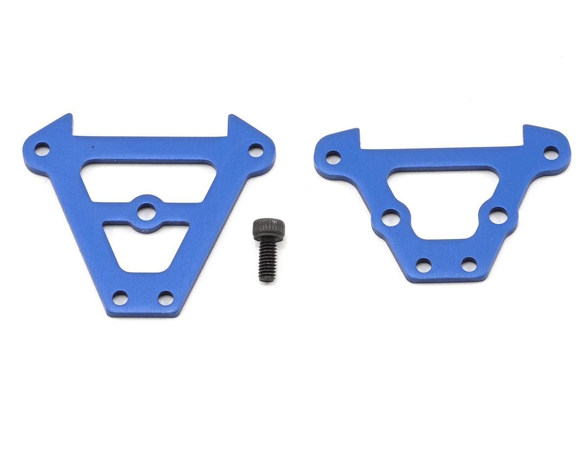 Traxxas Front & Rear Aluminum Bulkhead Tie Bars (Blue)
