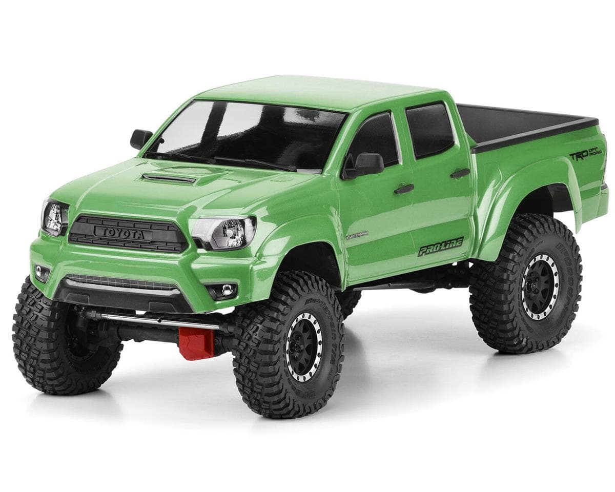 Pro-Line 2015 Toyota Tacoma TRD Pro 12.3" Rock Crawler Body (Clear) (SCX10)