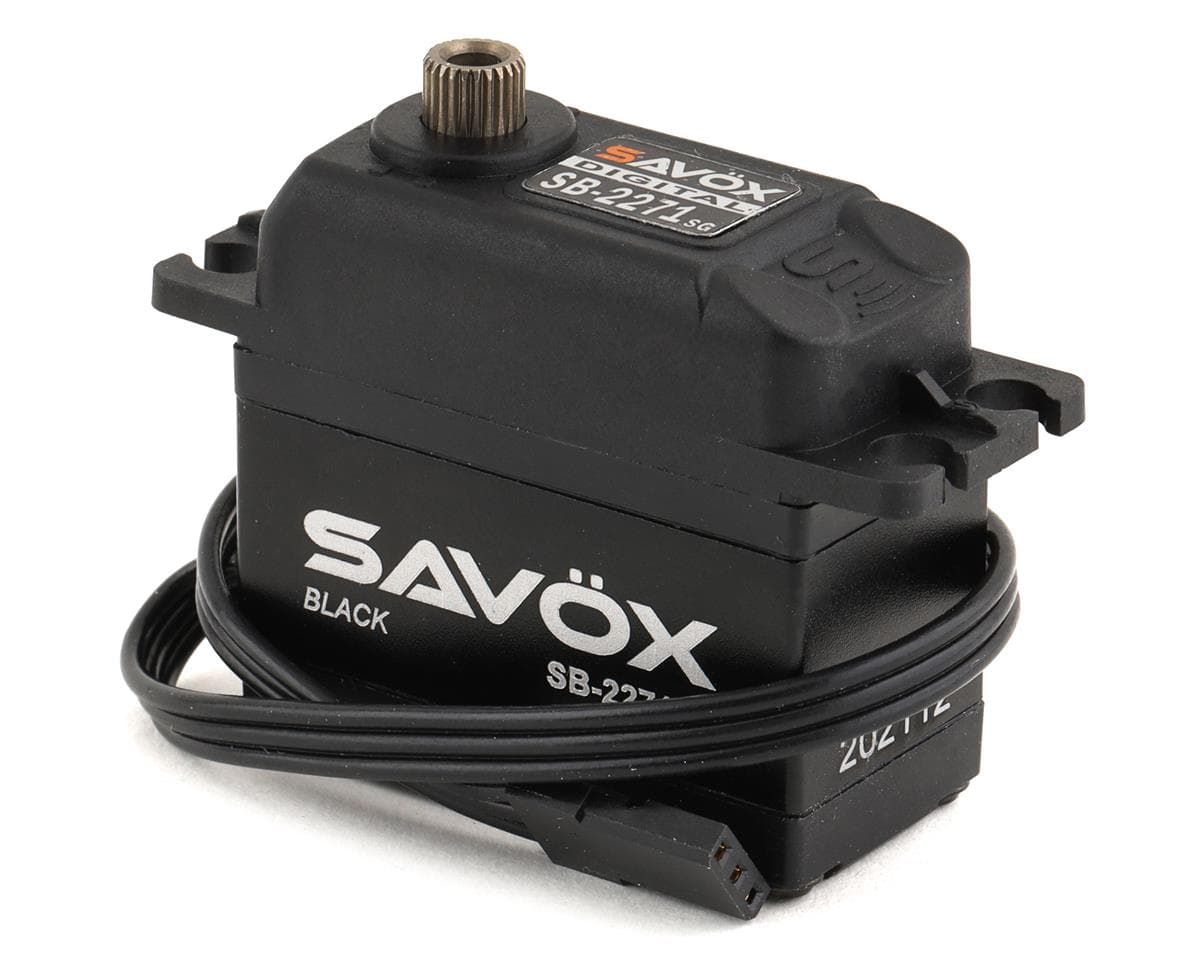 Savox SB-2271SG Black Edition "High Speed" Brushless Steel Gear Digital Servo (High Voltage)