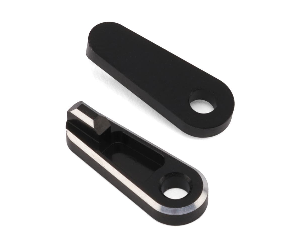 Schumacher CAT PB Aluminum LiPo Battery Mount Swivel Taps (Black) (2)