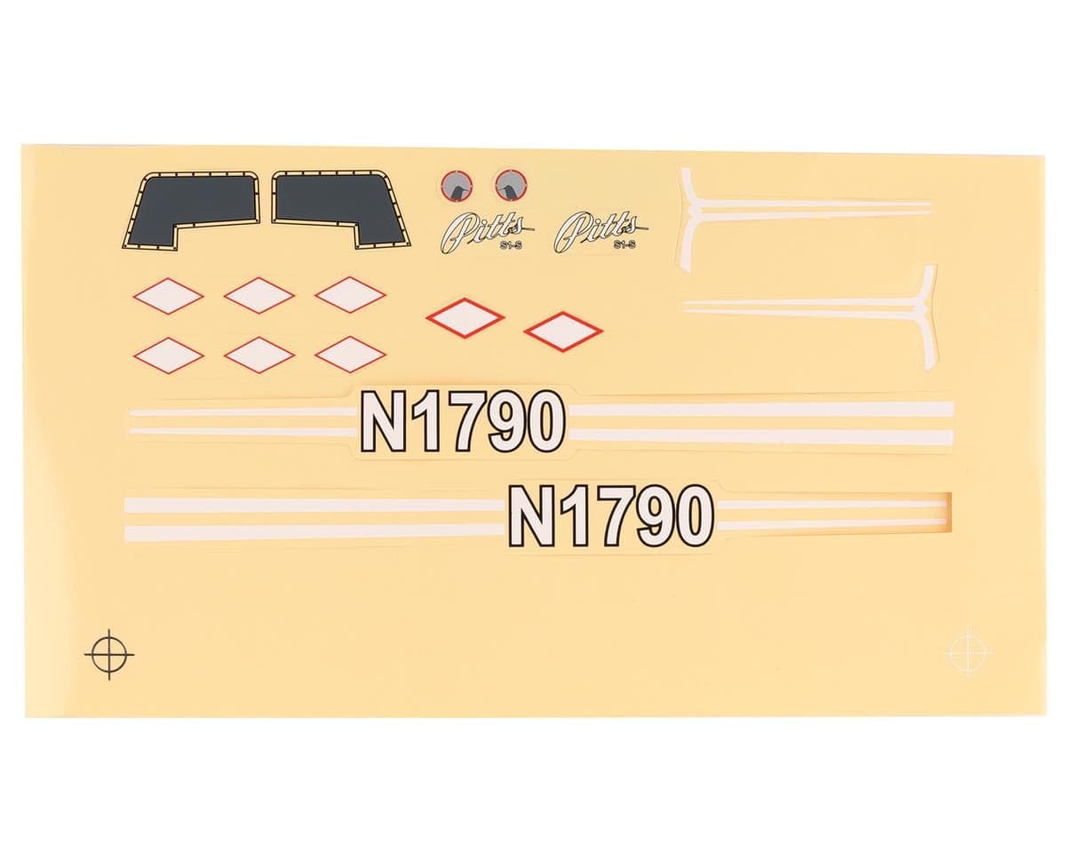 E-flite UMX Pitts S1S Decal Set