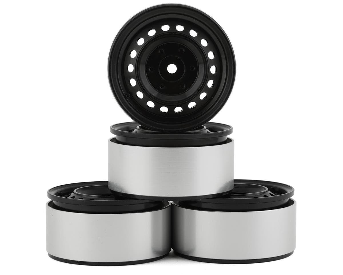 RC4WD CChand Rad 1.9" Aluminum Internal Beadlock Wheels (Black) (4)