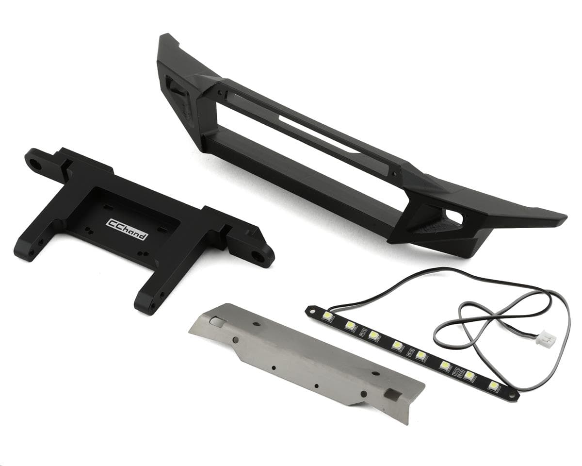 RC4WD CChand Rook Metal Front Bumper for Traxxas TRX-4 2021 Bronco w/LED