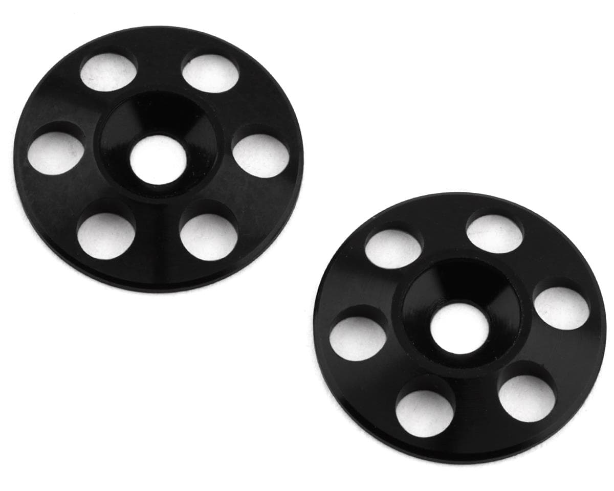 Hudy Aluminum Rear Wing Shim (Black) (2)