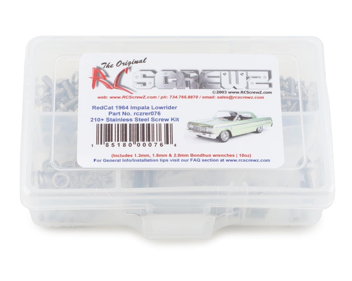RC Screwz RedCat SixtyFour Impala Lowrider Stainless Steel Screw Kit