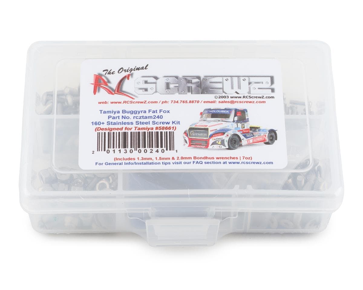 RC Screwz Tamiya Buggyra Fat Fox Stainless Steel Screw Kit