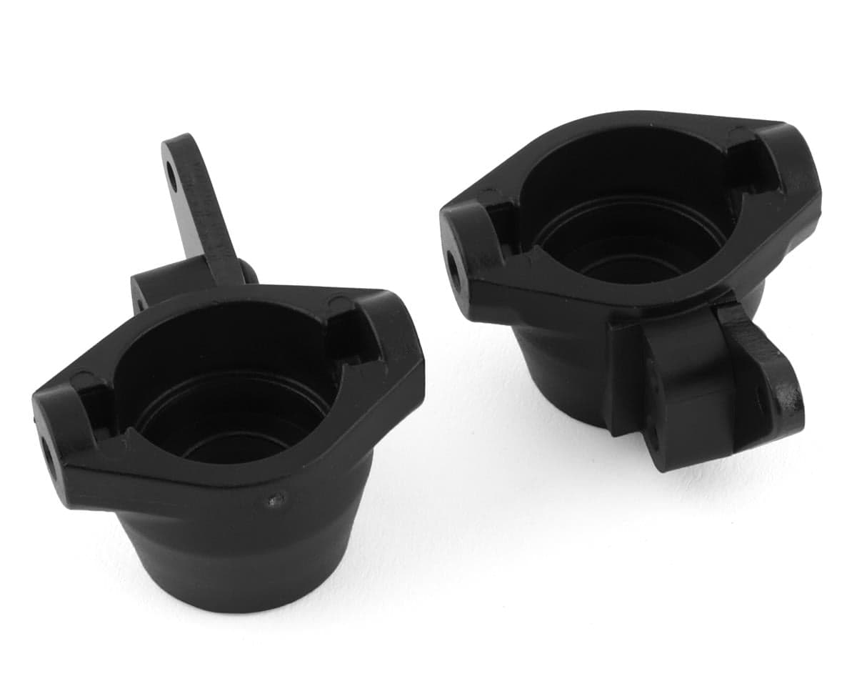 Traxxas Sledge Left & Right Steering Blocks w/Aluminum Arms (Black) (2)
