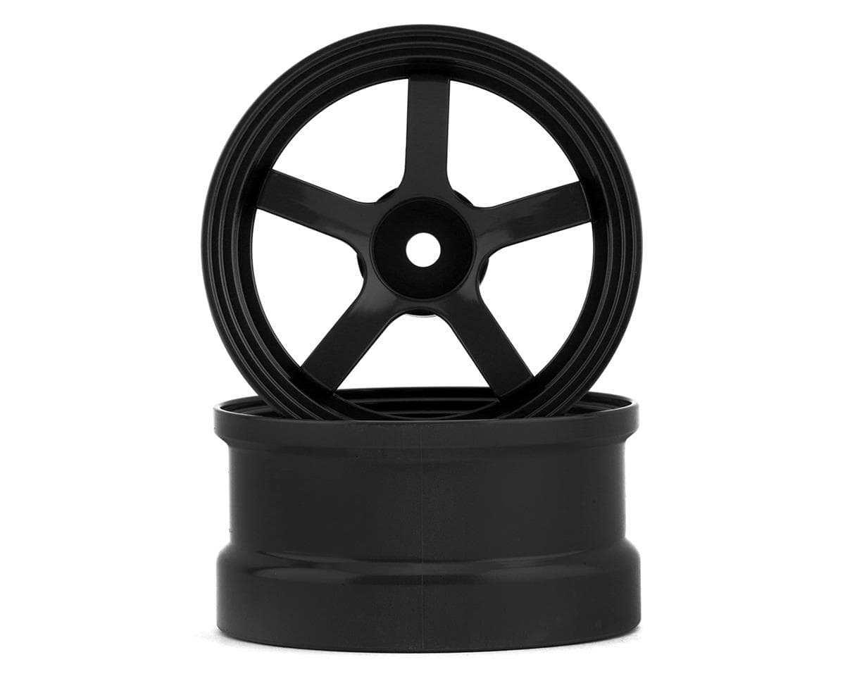 Reve D DP5 Drift Wheel (Black) (2) (6mm Offset) w/12mm Hex