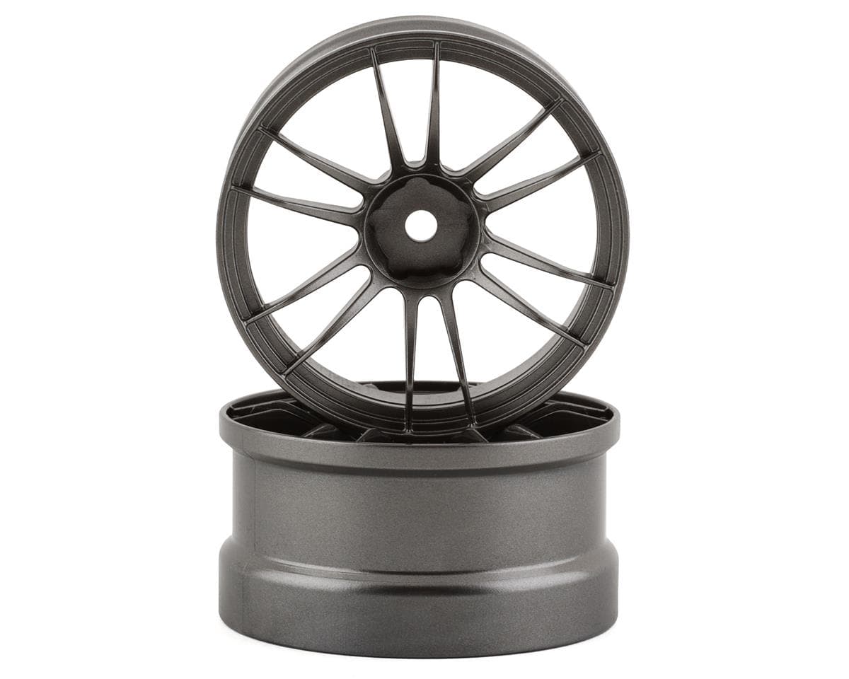 Reve D UL12 Drift Wheel (Gunmetal) (2) (6mm Offset) w/12mm Hex