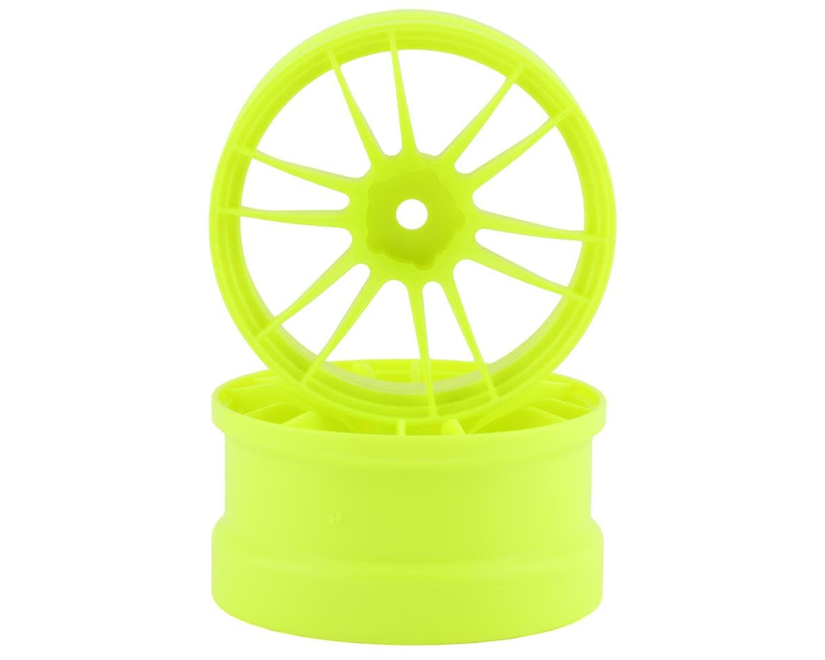 Reve D UL12 Drift Wheel (Yellow) (2) (6mm Offset) w/12mm Hex