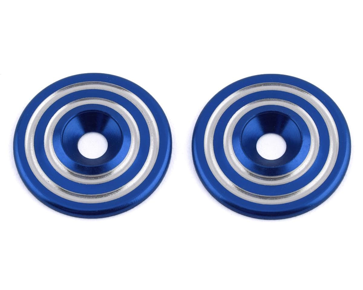 Avid RC Ringer Aluminum Wing Buttons (Blue) (2)