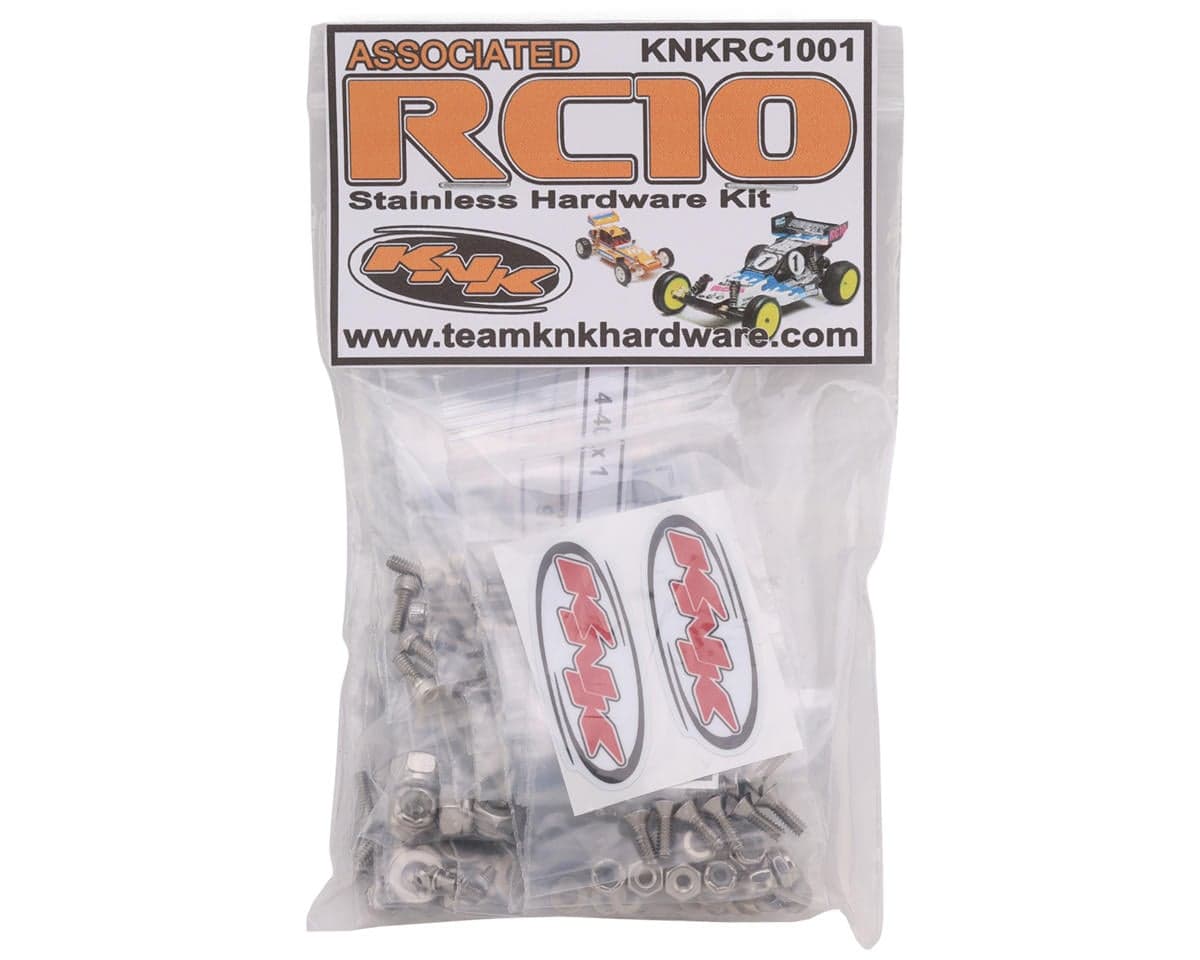 Team KNK Team Associated RC10 Stainless Steel Hardware Kit (Silver)