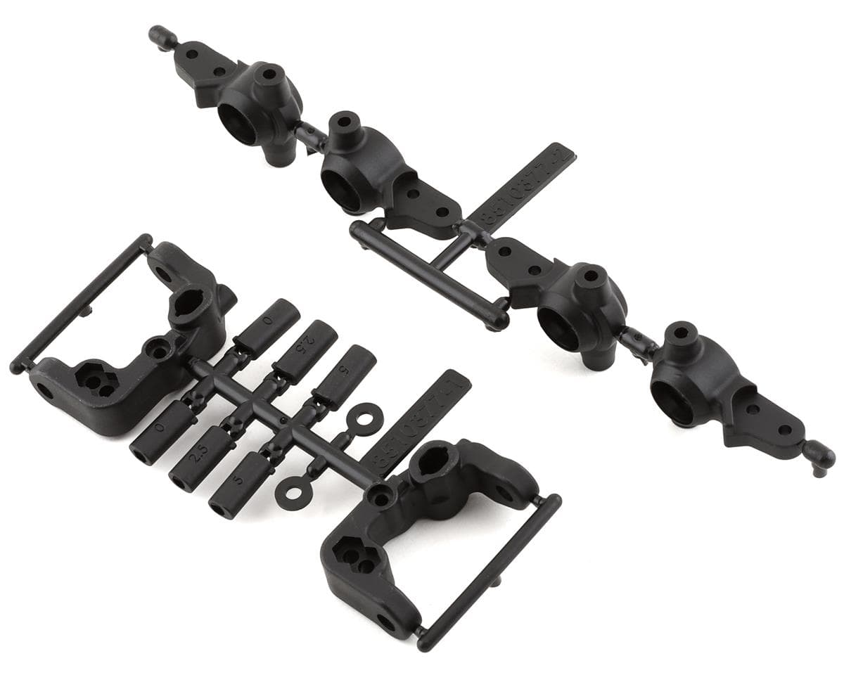 Team Associated RC10B6.4 -1mm Scrub Caster & Steering Blocks
