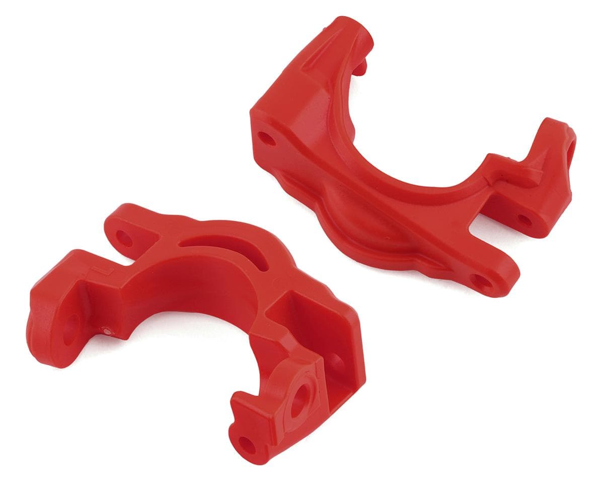 Traxxas Hoss/Rustler/Slash 4x4 Extreme Heavy Duty Caster Blocks (Red) (2)