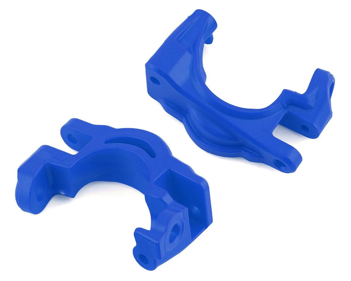 Traxxas Hoss/Rustler/Slash 4x4 Extreme Heavy Duty Caster Blocks (Blue) (2)