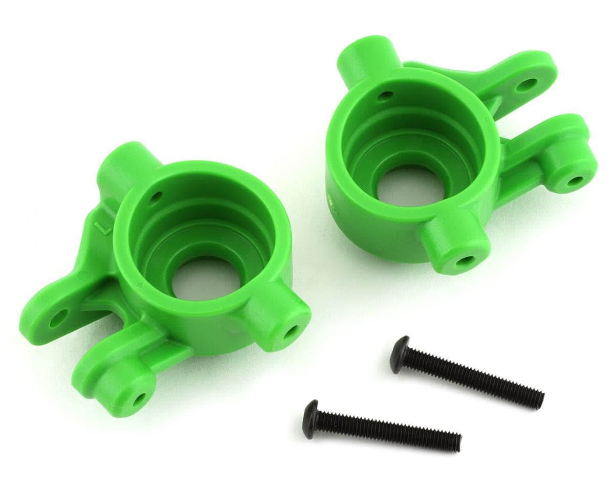 Traxxas Hoss/Rustler/Slash 4x4 Extreme Heavy Duty Steering Blocks (Green) (2)