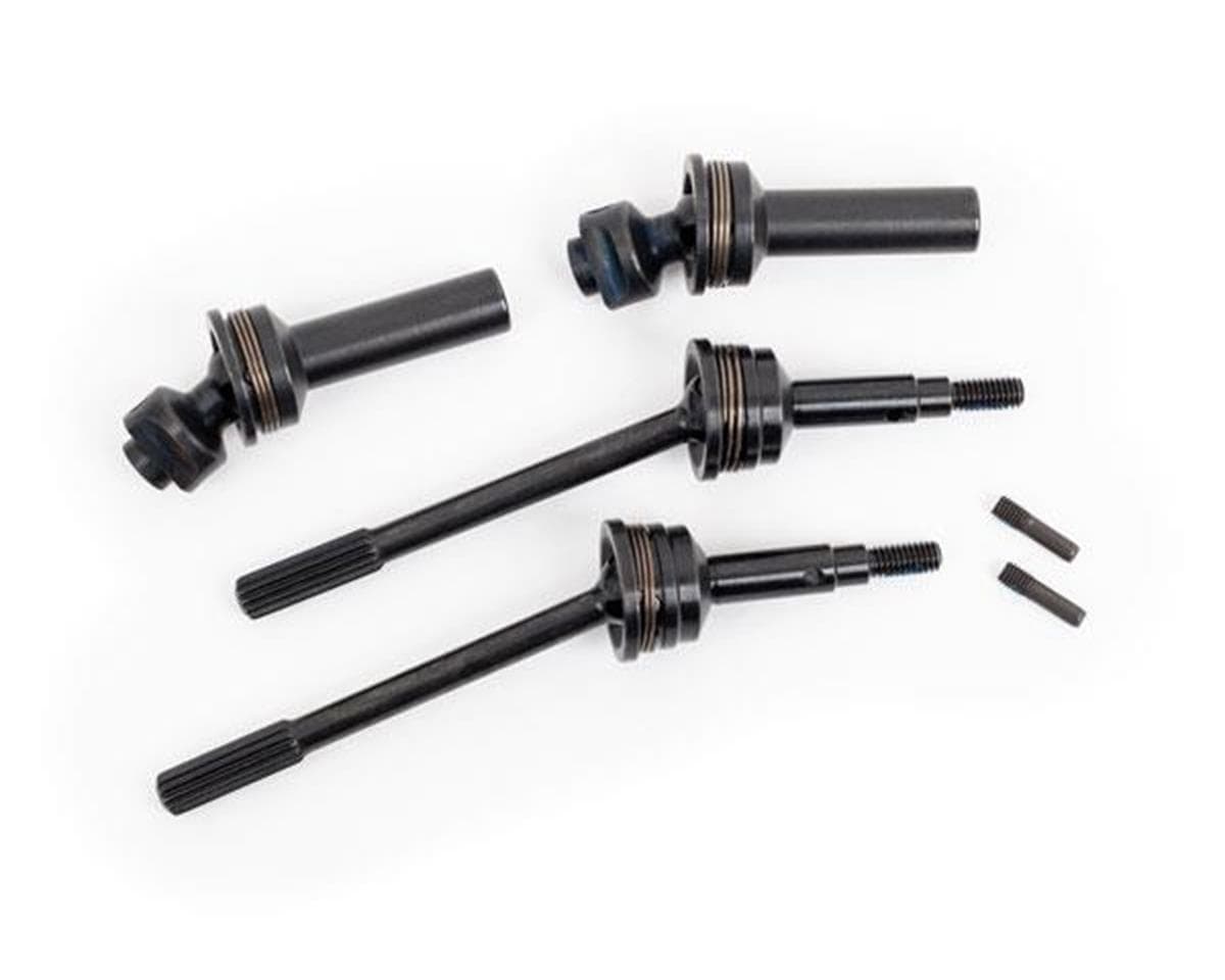 Traxxas Rear HD Steel Splined Driveshafts w/6mm Axle