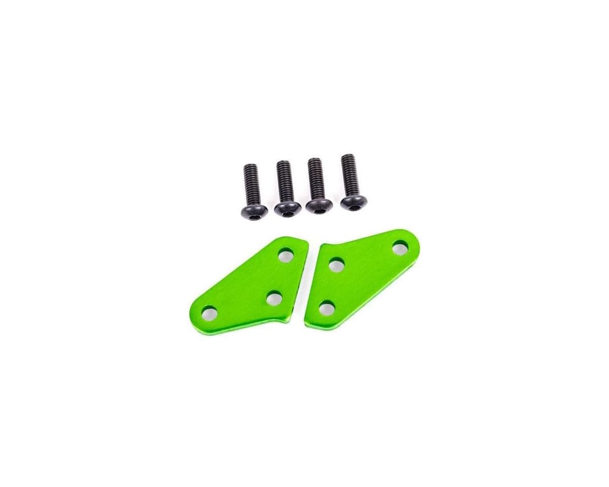 Traxxas Sledge® Aluminum Steering Block Arms (Green) (2)
