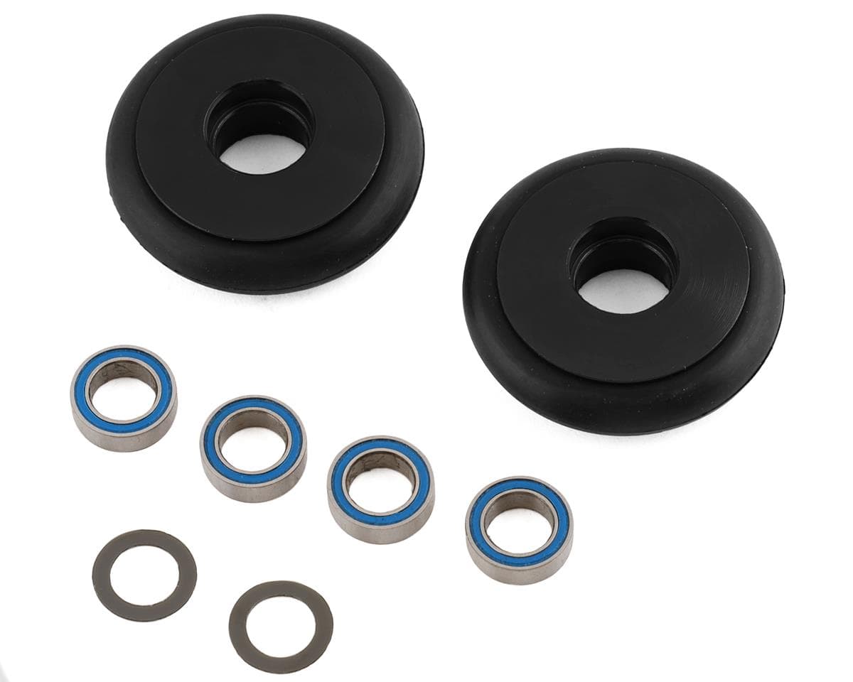 Traxxas Bandit/Rustler/Stampede 2WD Aluminum Wheelie Bar Wheels (Grey) (2)
