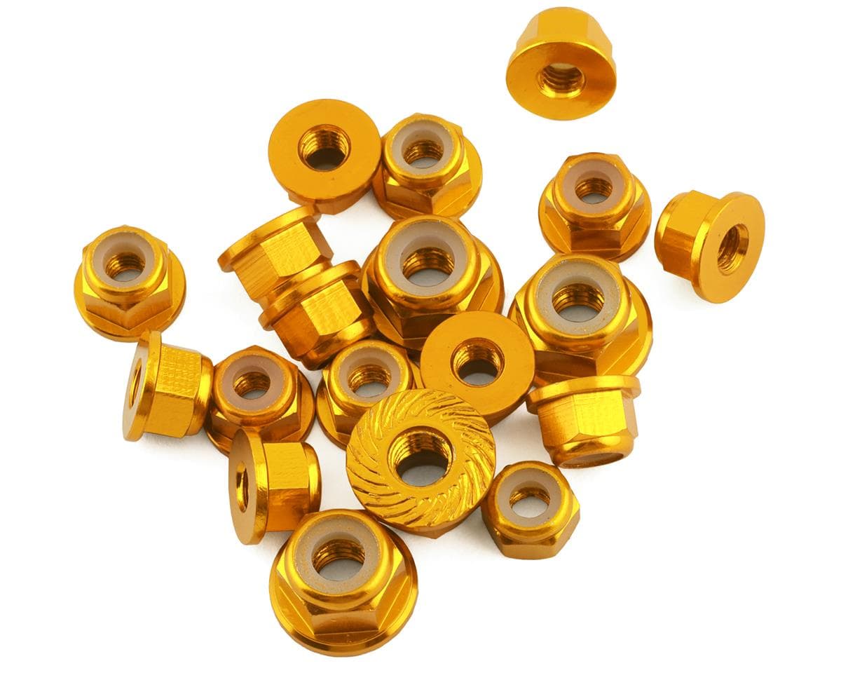175RC Losi 22X-4 Elite Aluminum Nut Kit (Gold) (19)