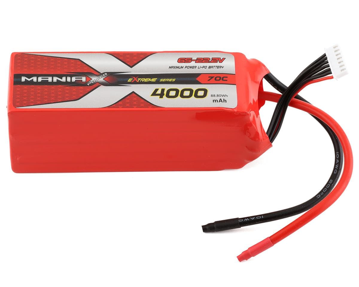 ManiaX 6S 70C LiPo Battery Pack (22.2V/4000mAh)