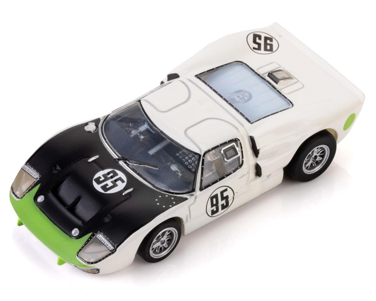 AFX Collector Series 1966 Ford GT40 Mark II Daytona #95 HO Slot Car (White) (SWB) (Mega G+)
