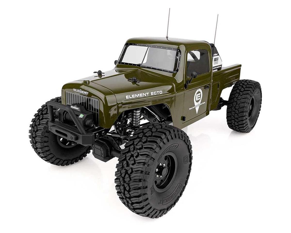 Element RC Enduro Ecto Trail Truck 4x4 RTR 1/10 Rock Crawler Combo (Green) w/2.4GHz Radio, Battery & Charger