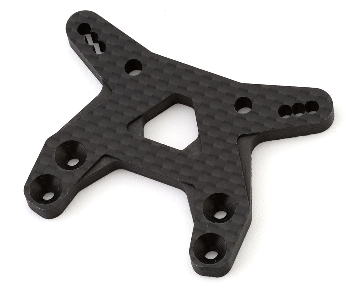 PSM Team Associated B6.3/B6.3D Carbon Fiber Front Shock Tower V2 (5mm) (3 Holes)
