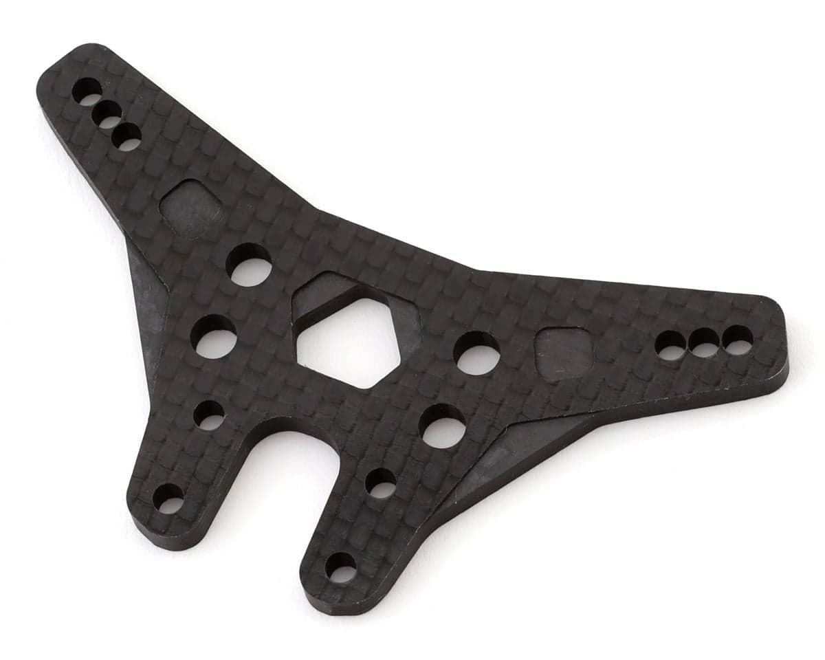 PSM Team Associated B6.3/B6.3D Carbon Fiber Short Rear Shock Tower (4mm) (36.1mm)