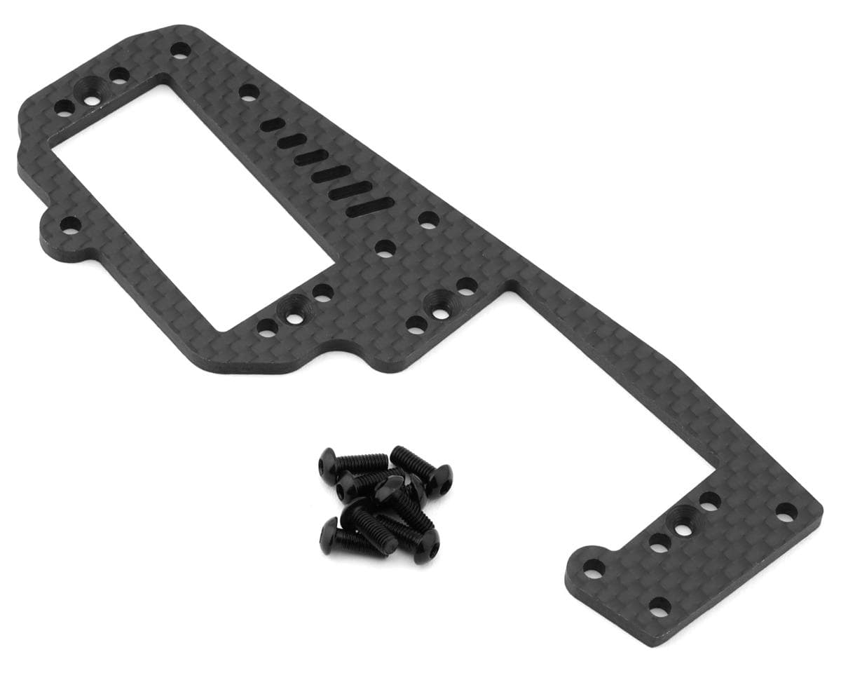 PSM Kyosho MP10 TKI2 Carbon Fiber Radio and Servo Mount Tray (3mm)