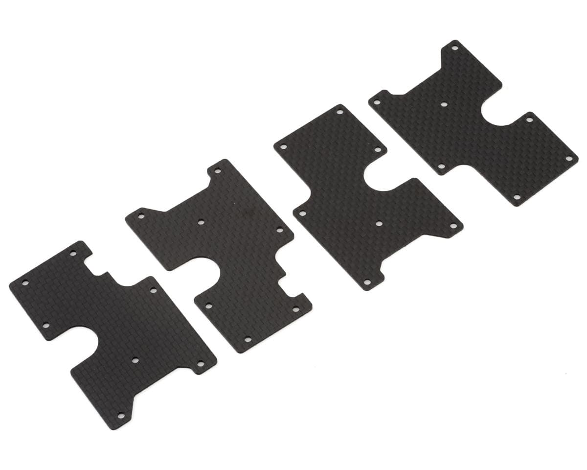 PSM Serpent SRX8 Cobra Carbon Fiber Rear Arm Inserts (1mm) (4)
