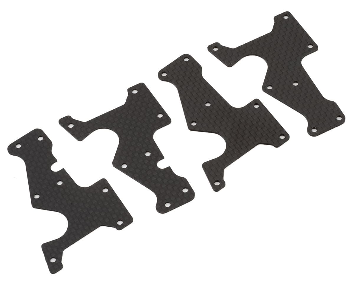 PSM Serpent SRX8 Cobra Carbon Fiber Front Arm Inserts (1.5mm) (4)