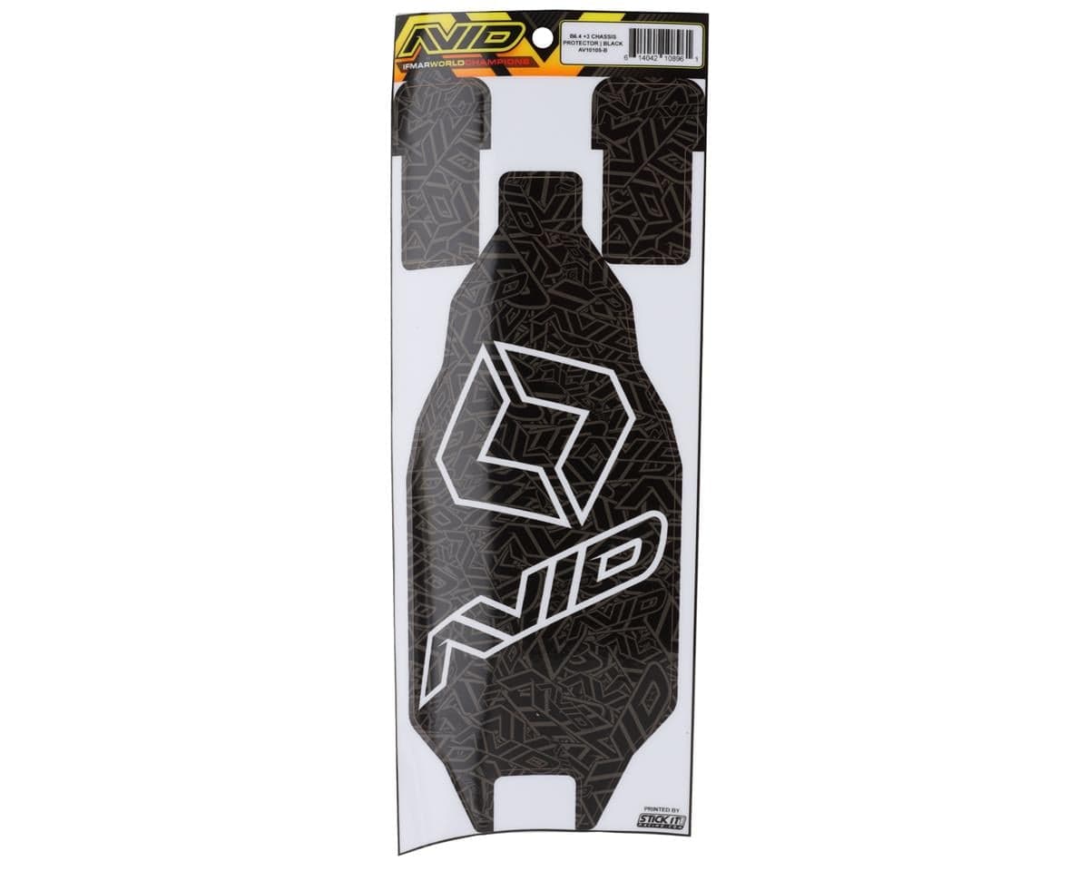Avid RC Associated RC10B6.4 Precut Chassis Protective Sheet (Black)