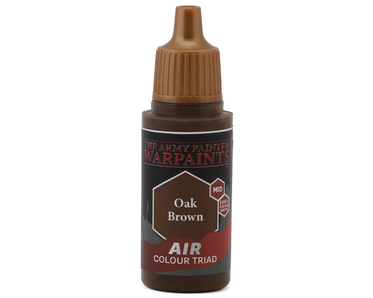 Army Painter Warpaints Air Acrylic Paint (Oak Brown) (Midtone) (18ml)