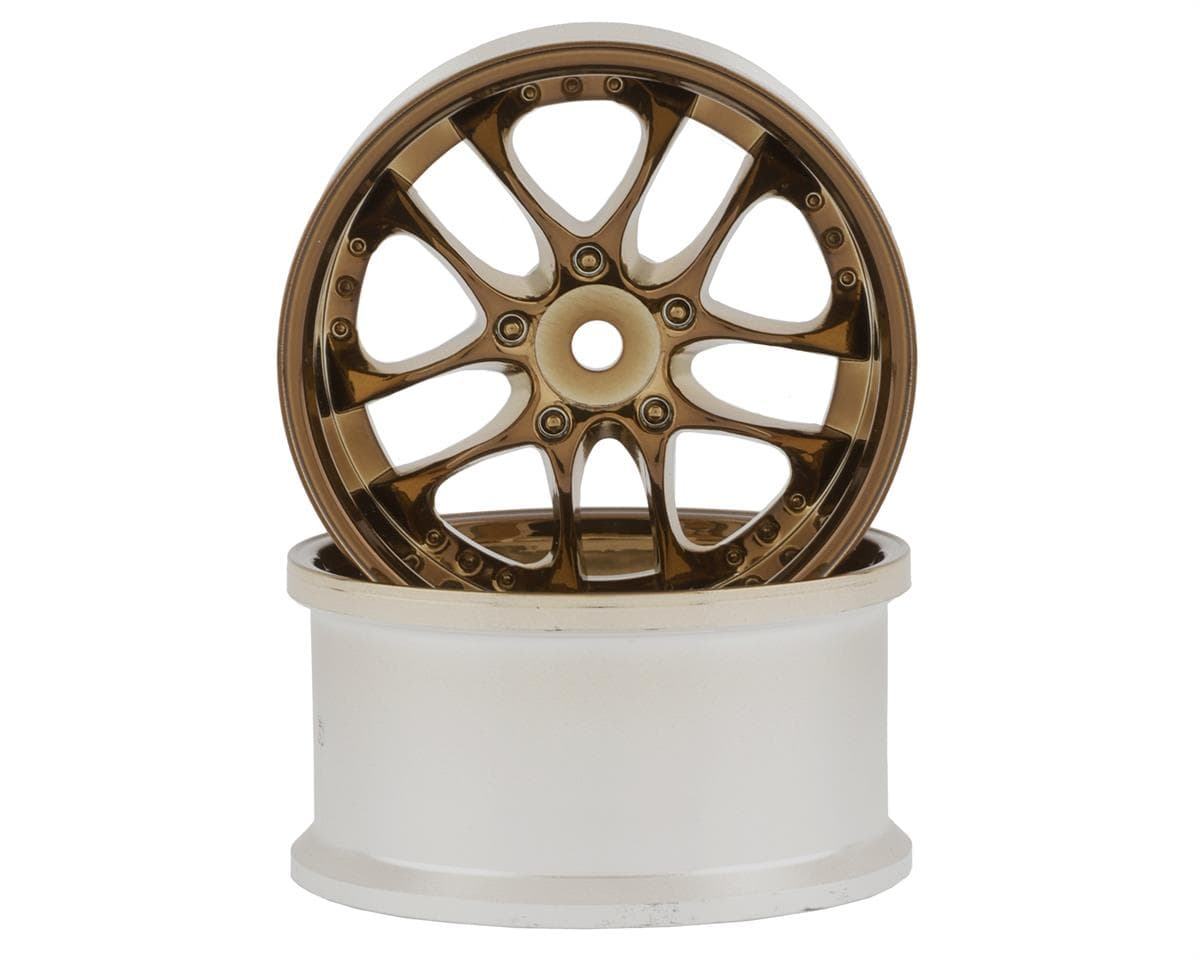 Topline SSR Agle Minerva 5-Split Spoke Drift Wheels (Bronze) (2) (6mm Offset) w/12mm Hex