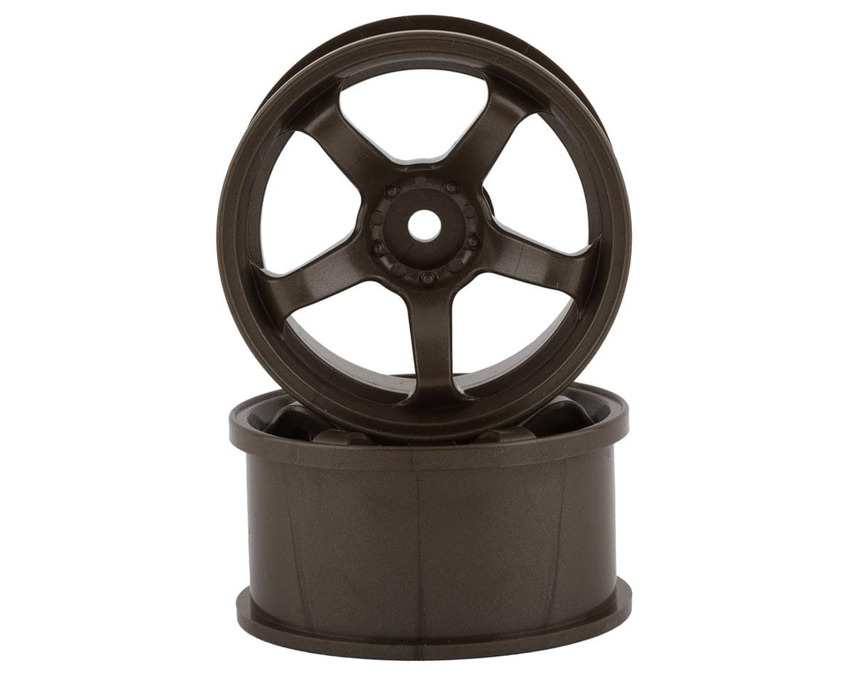 Topline M5 Spoke Drift Wheels (Matte Bronze) (2) (8mm Offset) w/12mm Hex