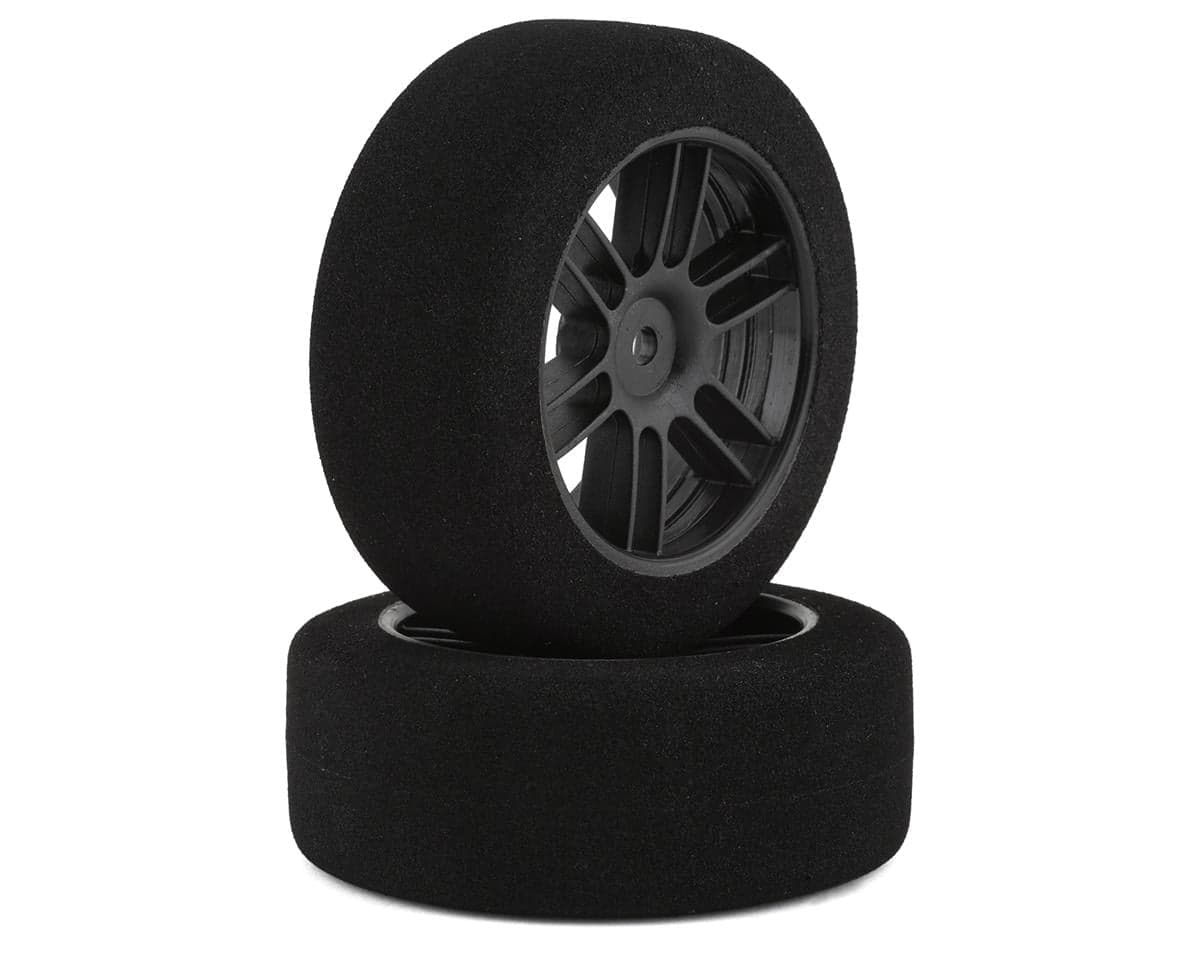 BSR Racing Drag Foam Tires (Black) (2) (26mm Wide) (30 Shore) w/12mm Hex