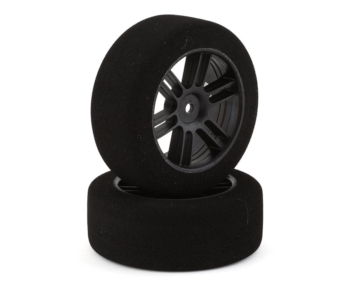 BSR Racing Drag Foam Tires (Black) (2) (26mm Wide) (35 Shore) w/12mm Hex