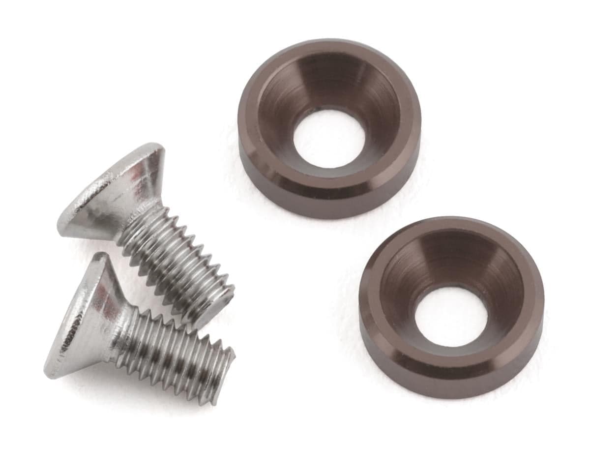 175RC Losi Mini JRX2 High Load Motor Screws (Grey) (2)