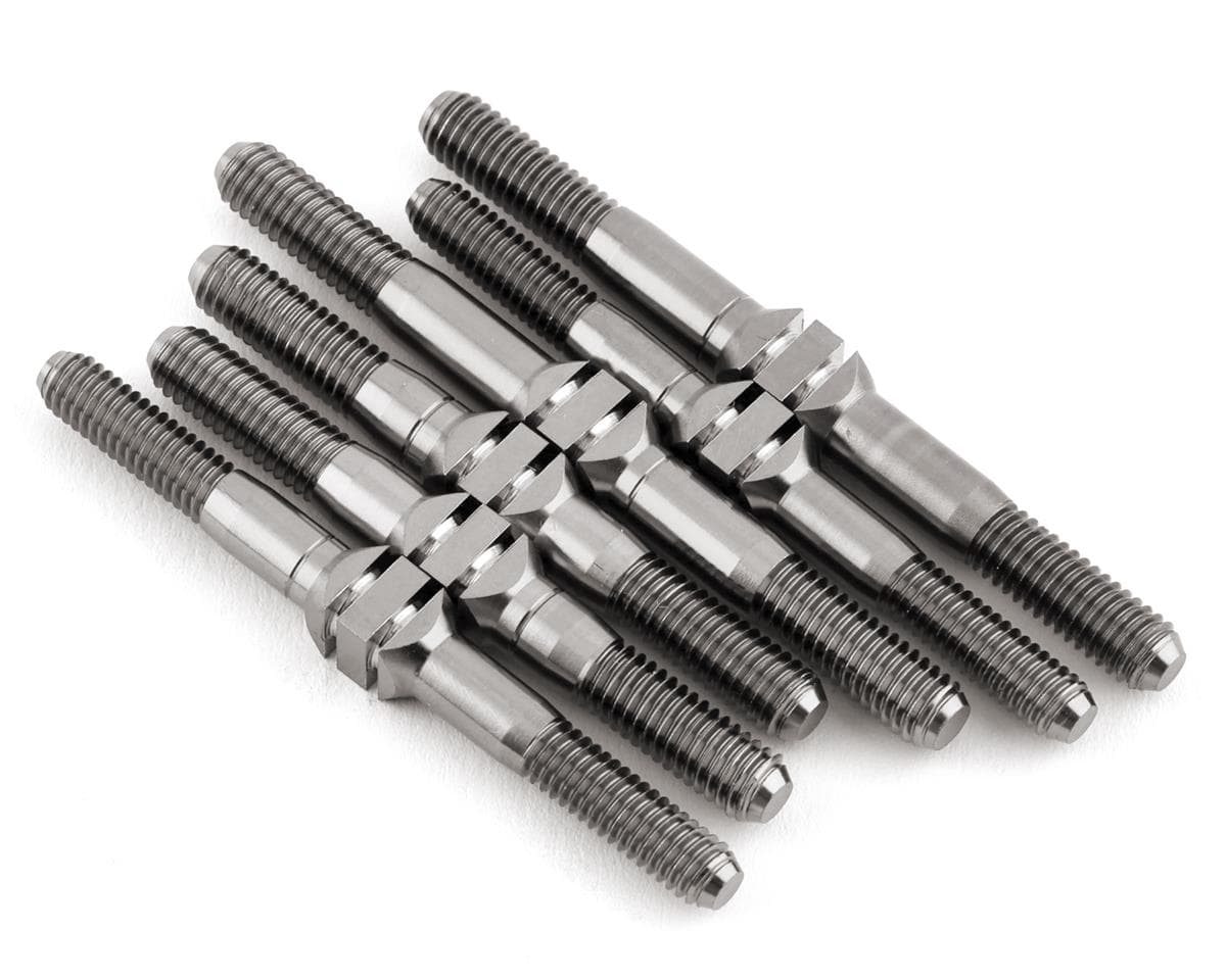 J&T Bearing Co. TLR 8IGHT-X Titanium "Milled" Turnbuckle Kit (Natural)