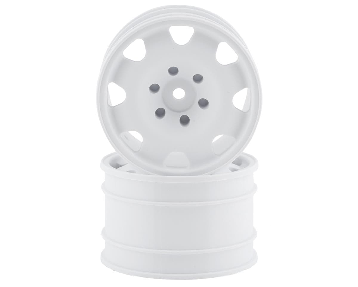 Kyosho Optima Mid 8 Spoke Wheel (White) (2)