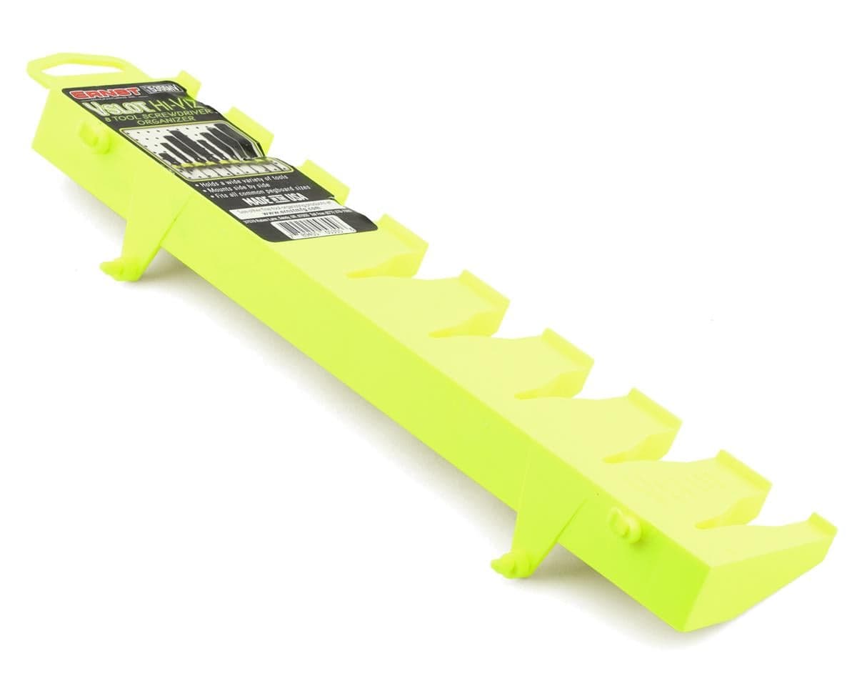 Ernst Manufacturing V-Slot 8 Tool Screwdriver Organizer (HI-VIZ)