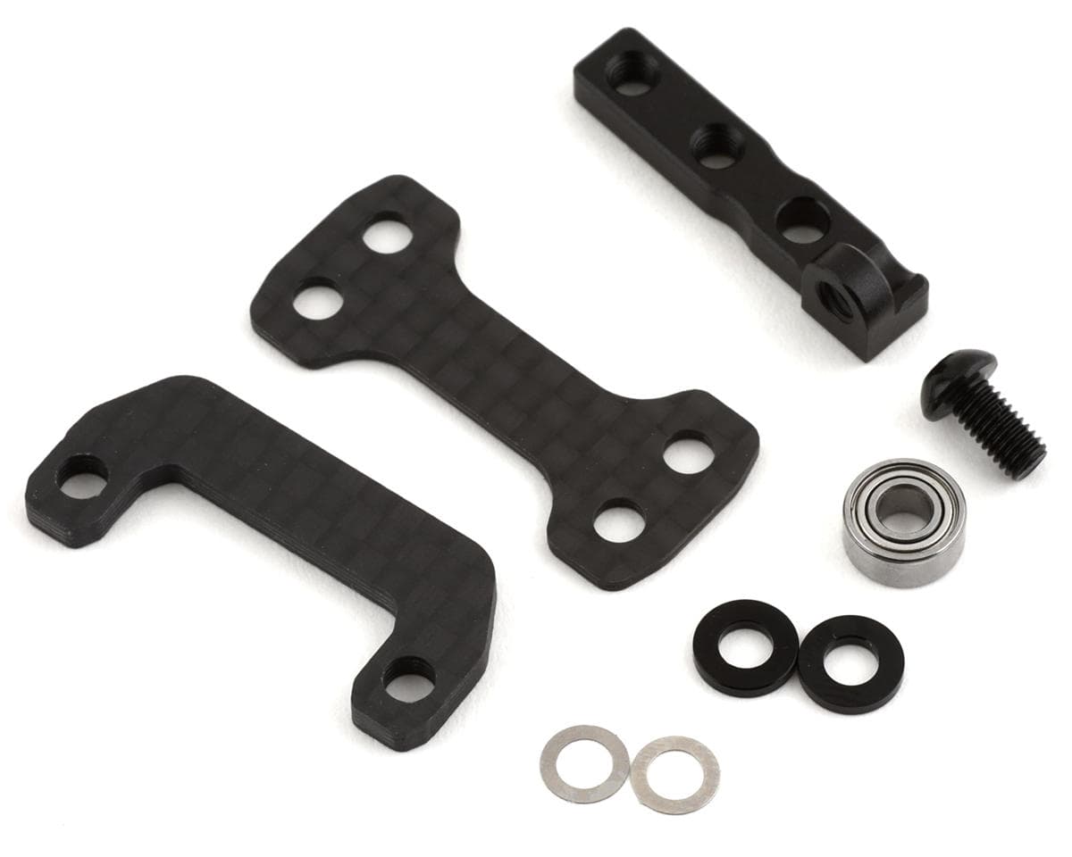 Yokomo BD11 Graphite Front Stiffener Plate & Front Belt Tensioner