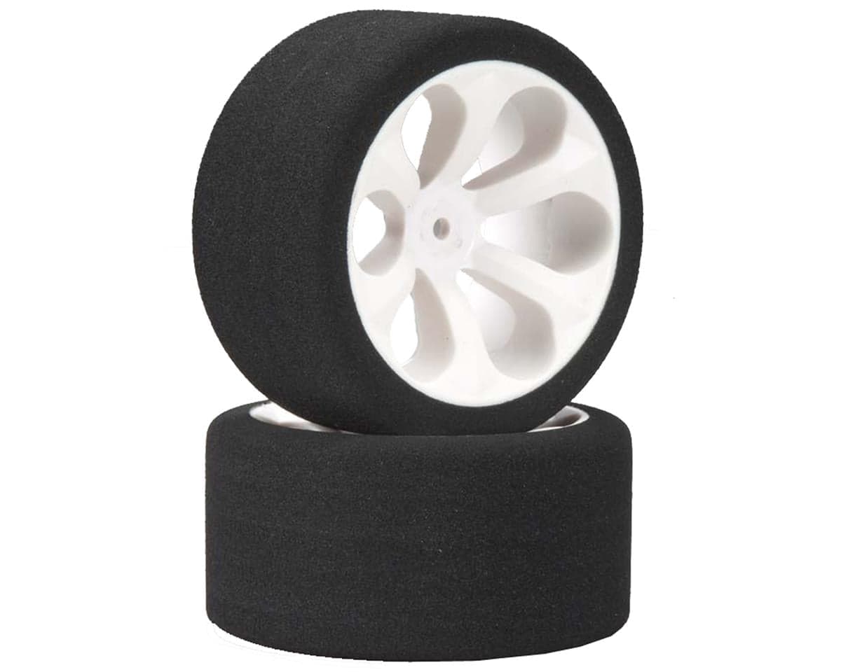 Jaco Prism Low Profile 1/10 Mounted Truck Rear Foam Tires (50 Shore) w/12mm Hex