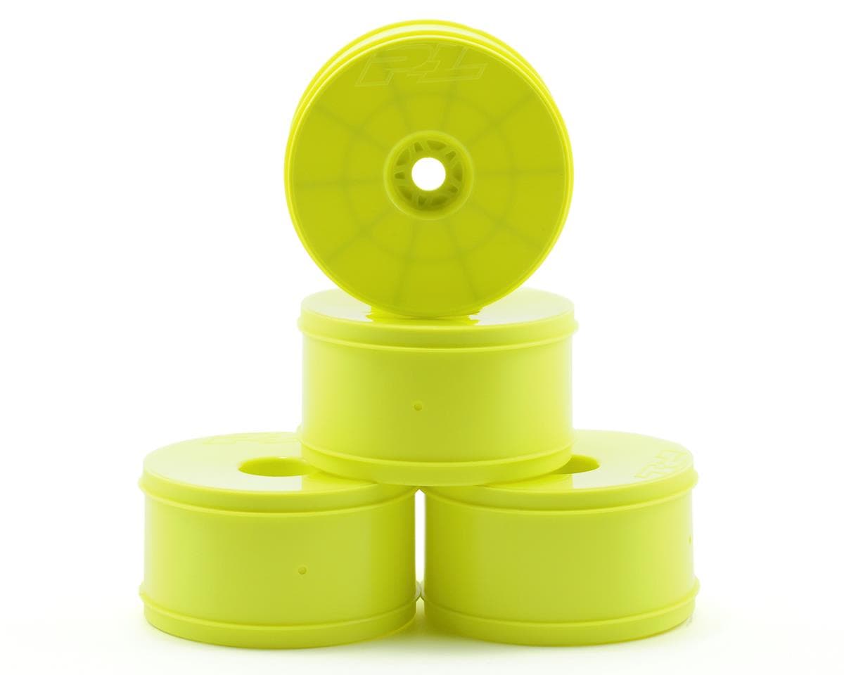 Pro-Line Velocity VTR 4.0" Zero Offset Truck Truggy Wheels (4) (Yellow)